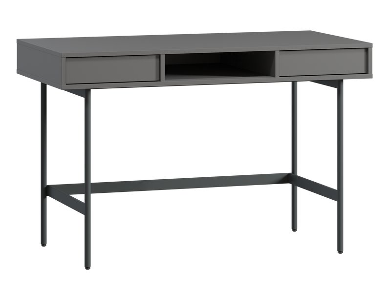 Письменный стол Эрлин-1 120x60 Графитовый/Черный