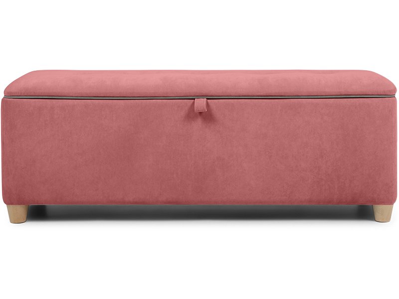 Банкетка Эдин Велюр Розовый