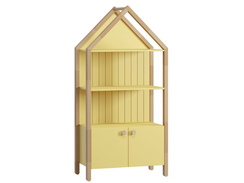 Стеллаж Руффи 88x178 Желтый