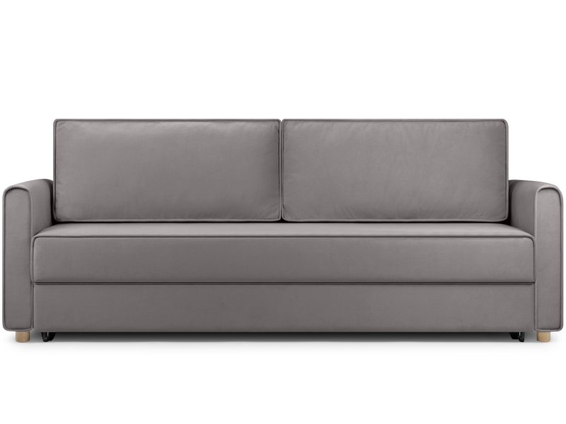 Диван прямой Лилле Велюр Серый