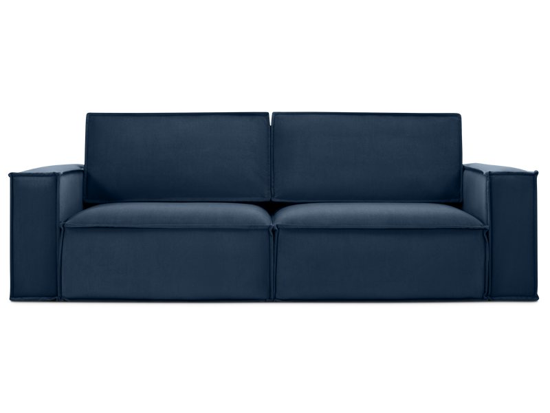 Диван прямой Эби Велюр Синий