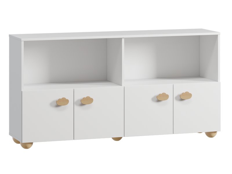 Стеллаж детский Тесси 146x75 Белый