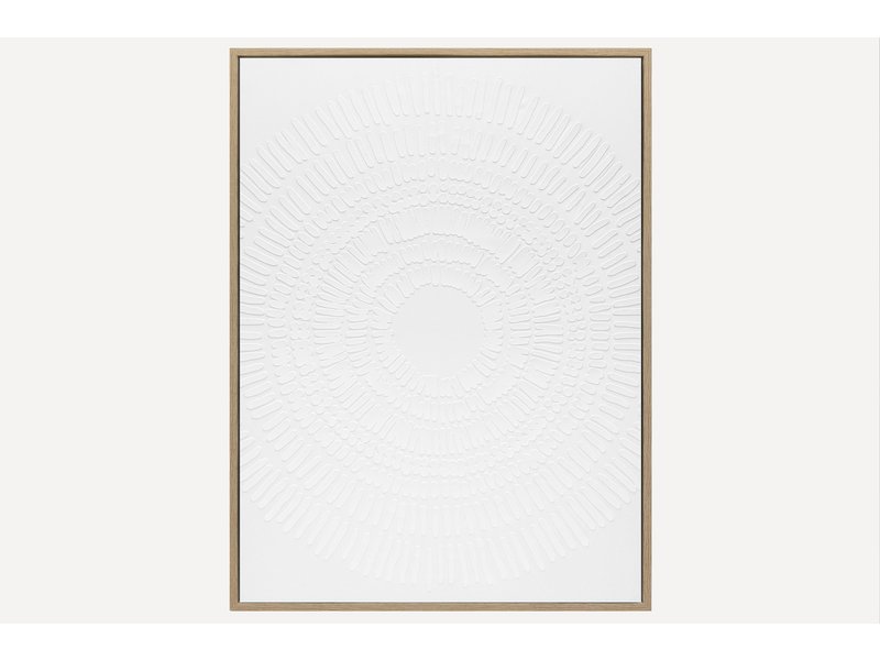 Картина Рельеф White Round