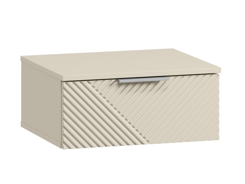 Тумба прикроватная подвесная Шелтон 50x22 Светло-бежевый