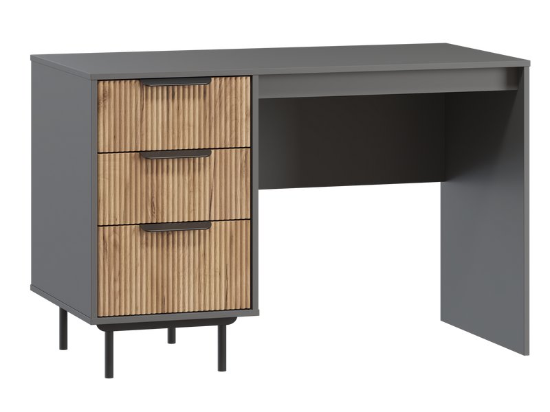 Письменный стол Леванте-2 120x60 Графитовый/Черный