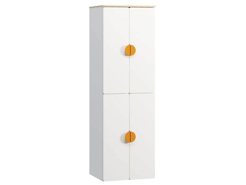 Шкаф детский Милна 4-60x190 Белый