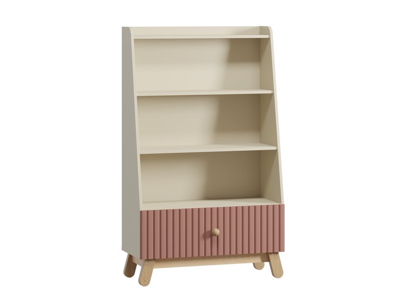 Стеллаж детский Финни 85x142 Розовый
