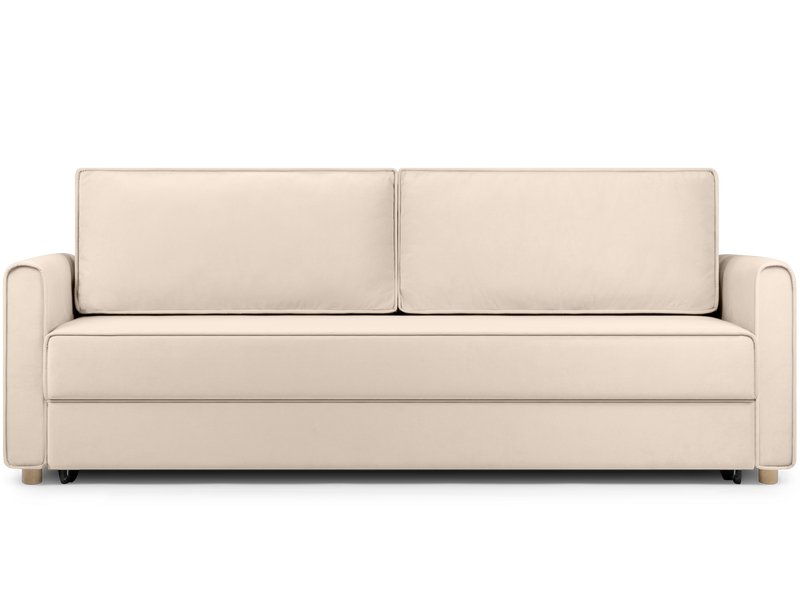 Диван прямой Лилле Велюр Молочный