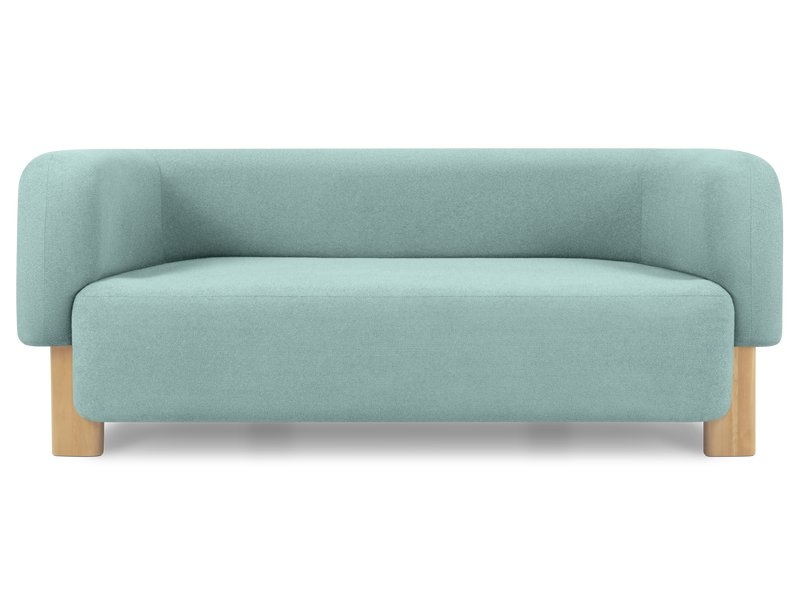 Диван прямой Арклоу Велюр Мятный