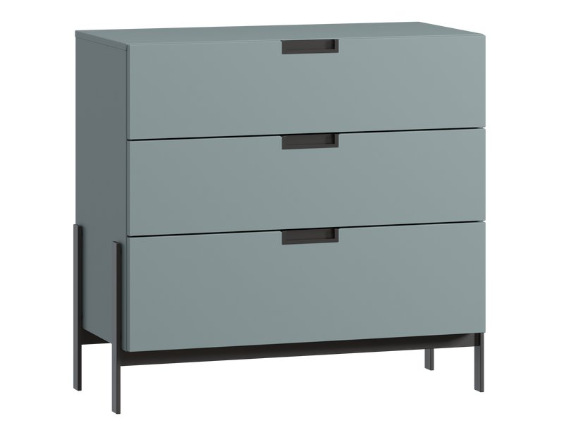 Комод Лигес 93x87 Серо-зеленый