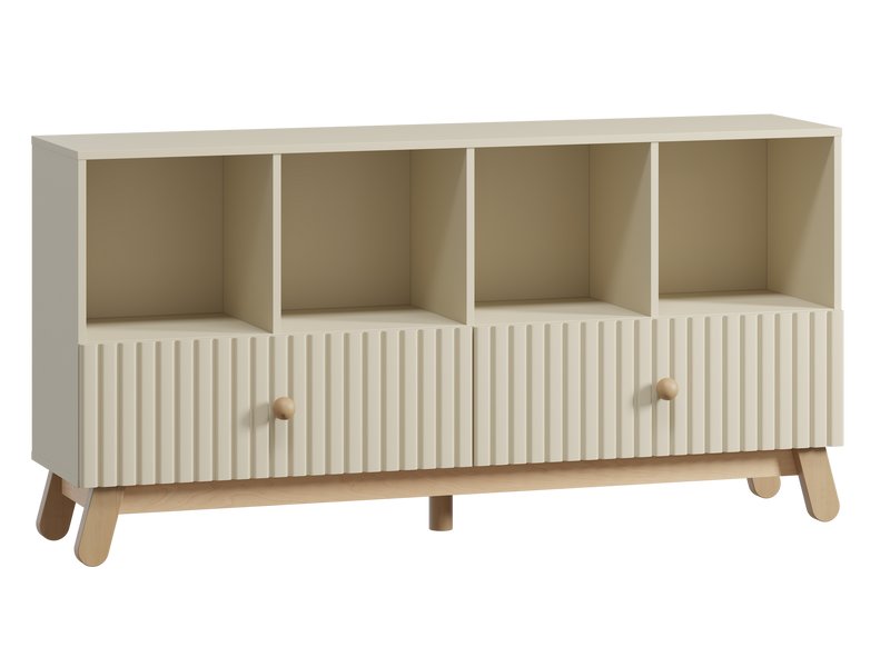 Стеллаж детский Финни 155x78 Светло-бежевый