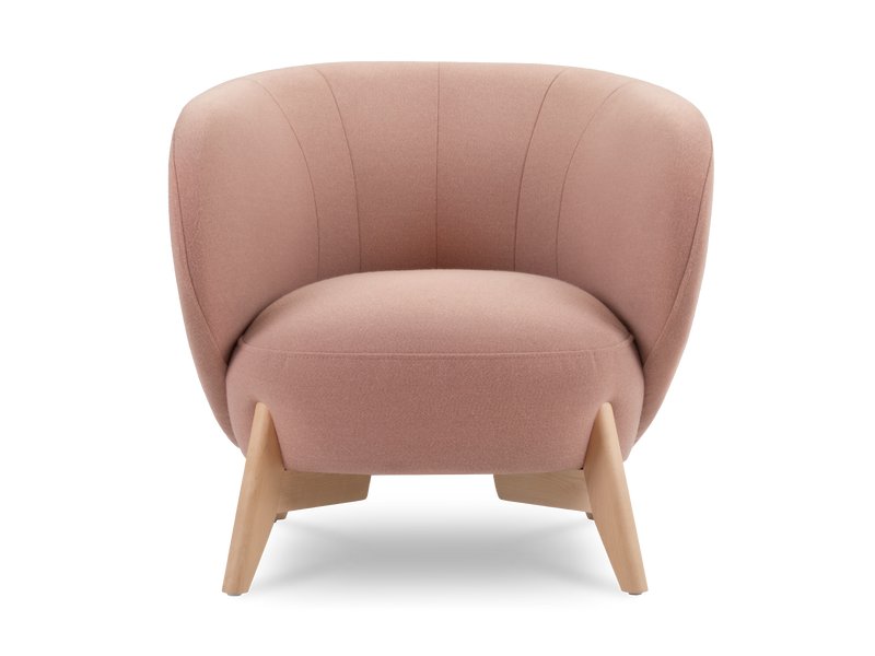 Кресло Тилар Рогожка Розовый