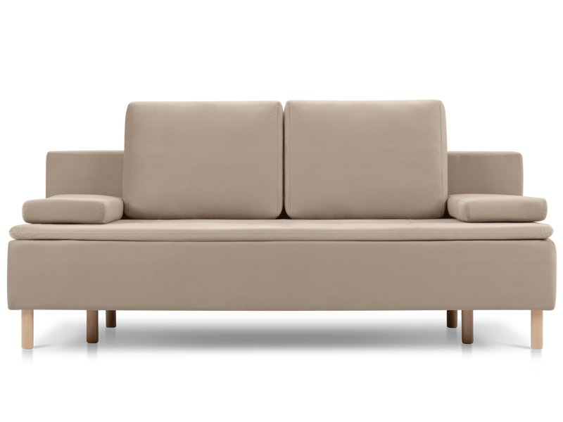 Диван прямой Линс Велюр Латте