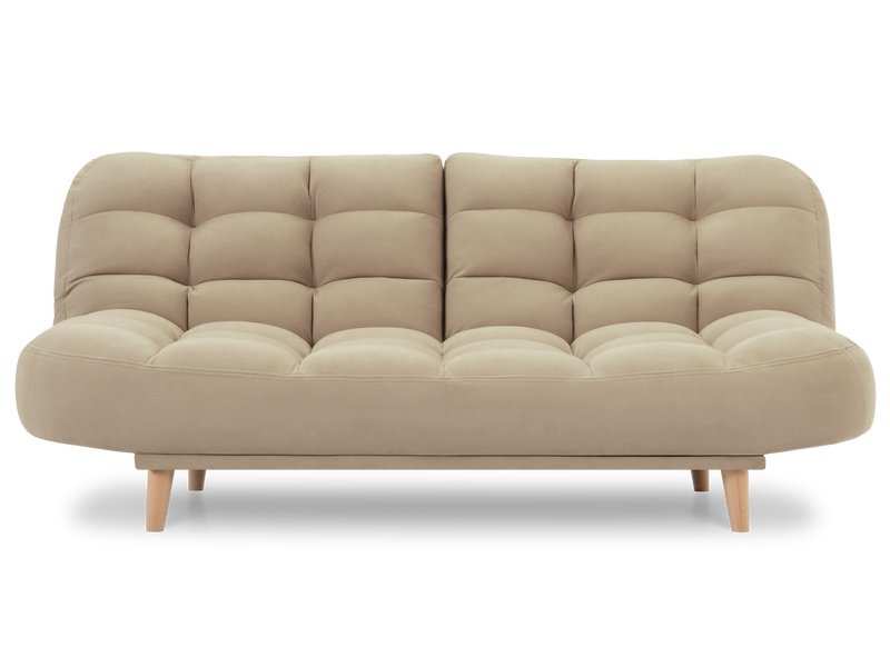 Диван прямой Бонс-Т Вельвет Бежевый
