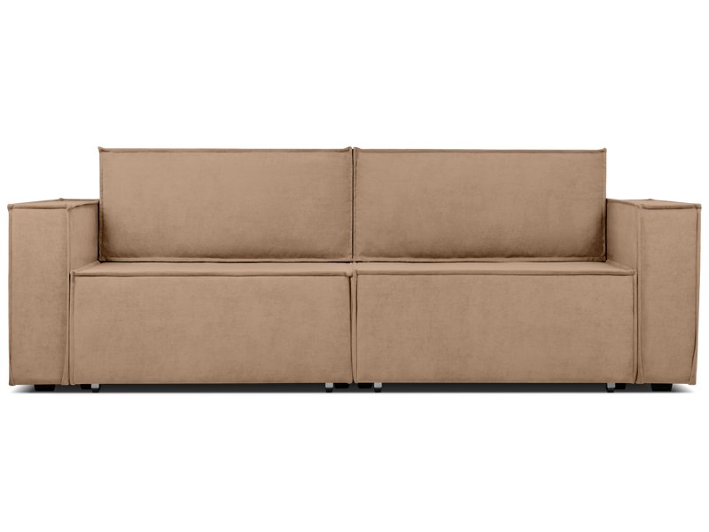 Диван прямой Лофт Вельвет Песочный