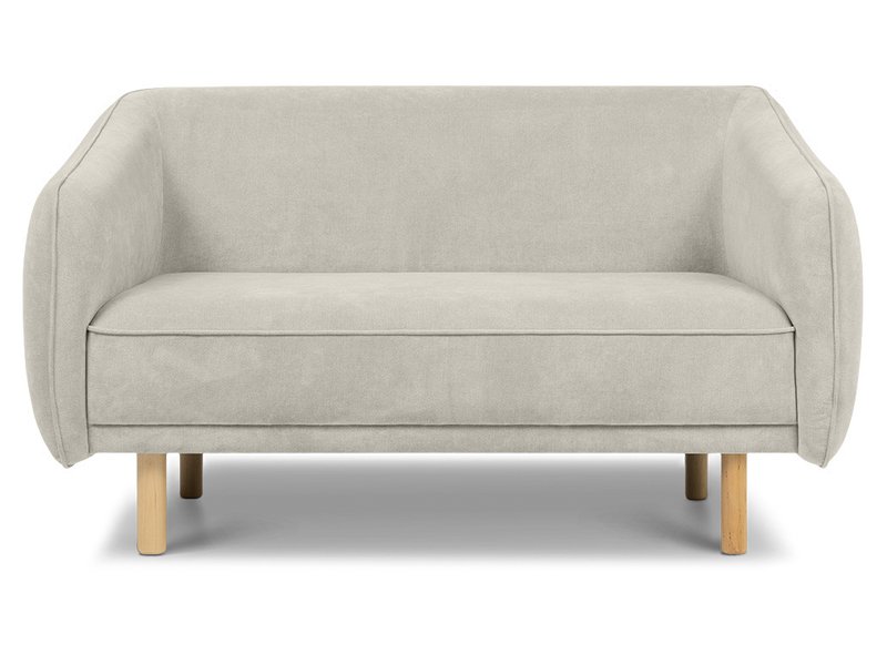 Диван прямой Коренс Велюр Молочный