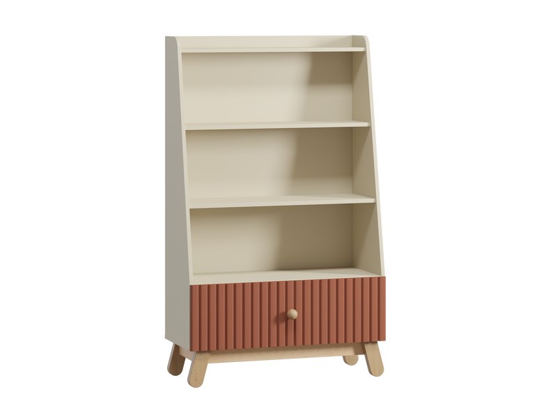 Стеллаж детский Финни 85x142 Терракотовый