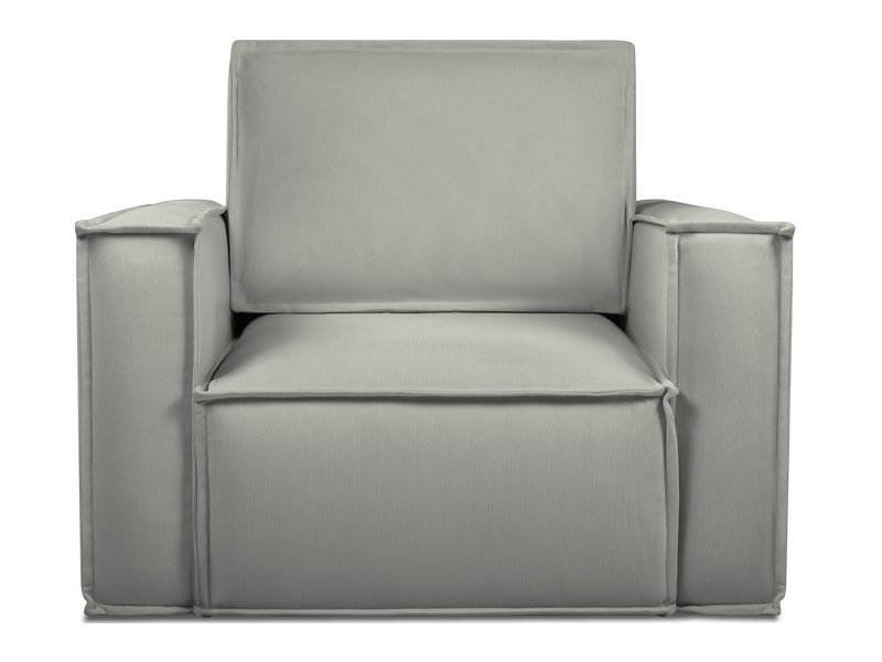 Кресло-кровать Эби Мини Вельвет Светло-серый