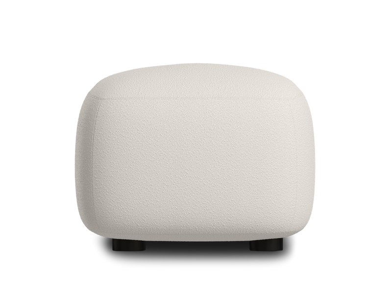 Пуф Риббл-17 Букле Молочный