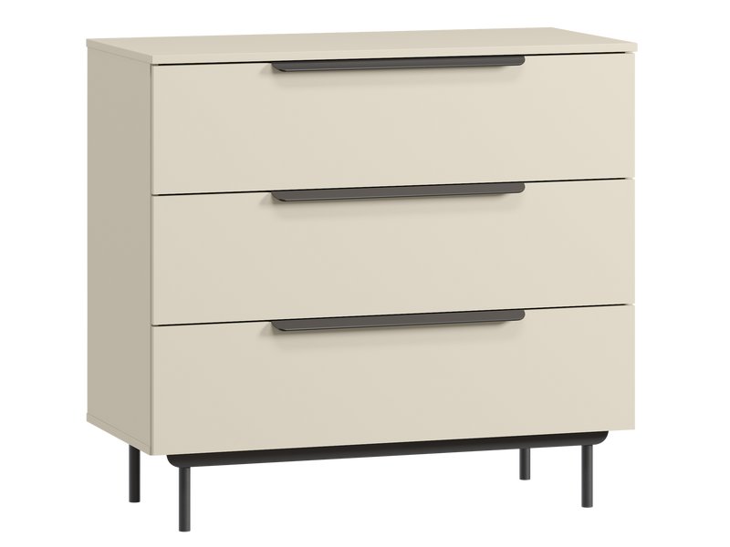 Комод Квелен 96x89 Светло-бежевый