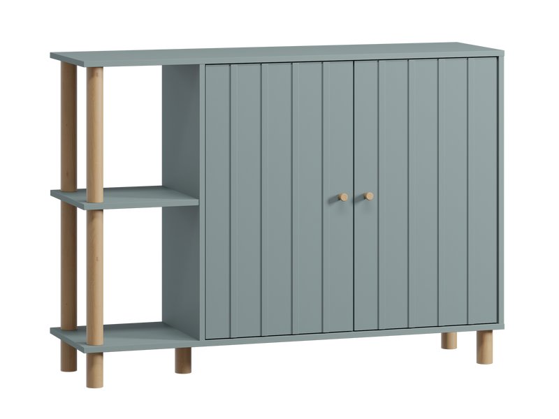 Стеллаж Моррис 124x89 Серо-зеленый