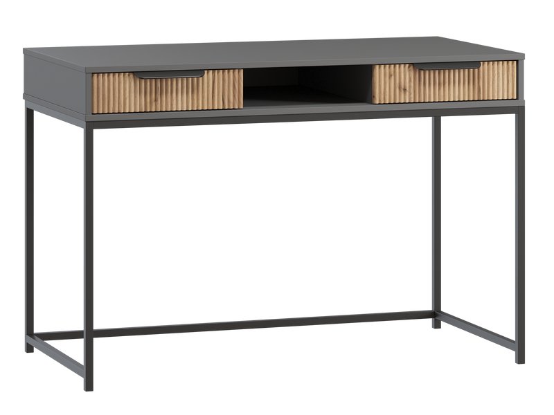 Стол Леванте-3 120x60 Графитовый/Черный