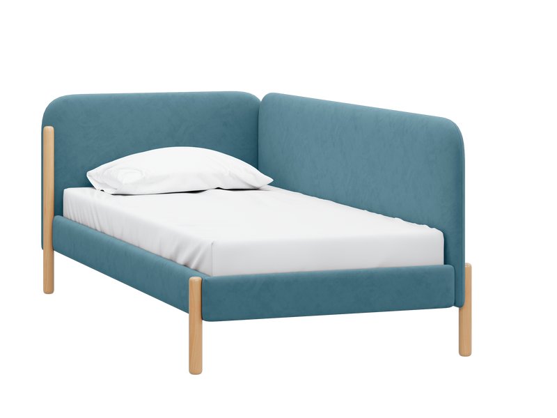 Кровать Кейси 90 Велюр Мятный