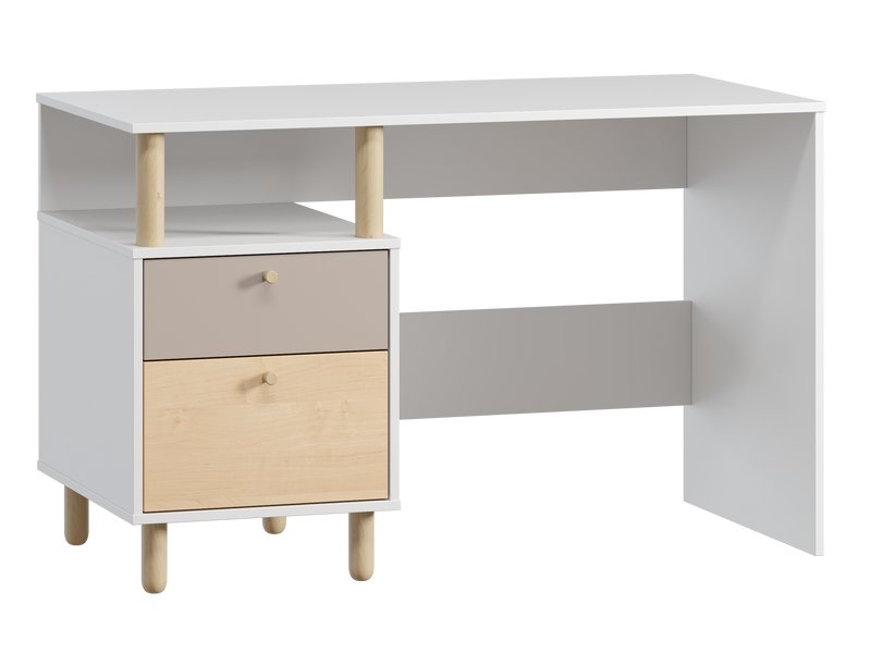 Письменный стол Дикинс 120x60 Береза/Латте
