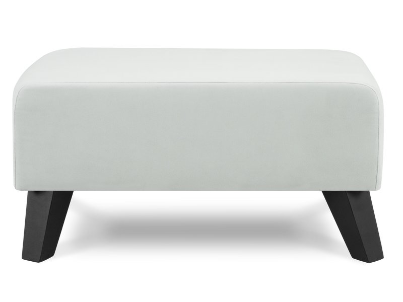 Пуф Ньюбери Велюр Светло-серый