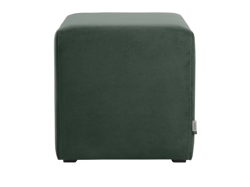 Пуф Куб Велюр Оливковый