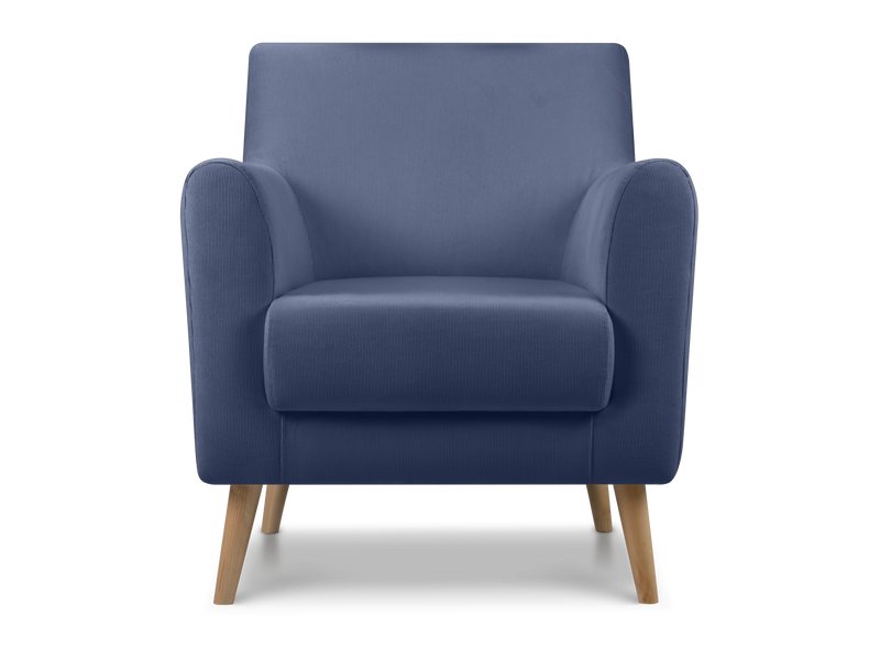 Кресло Оденс Вельвет Синий
