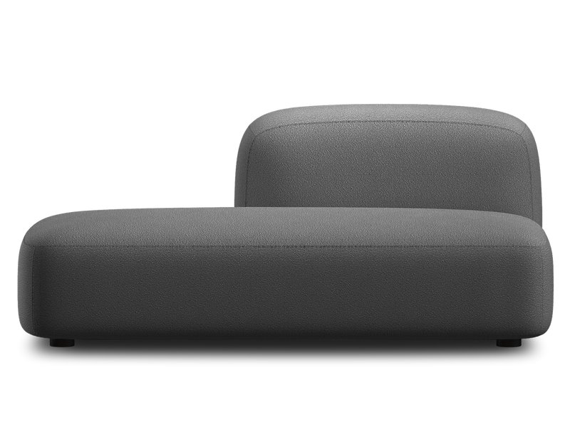 Диван прямой Риббл-7 Букле Графитовый