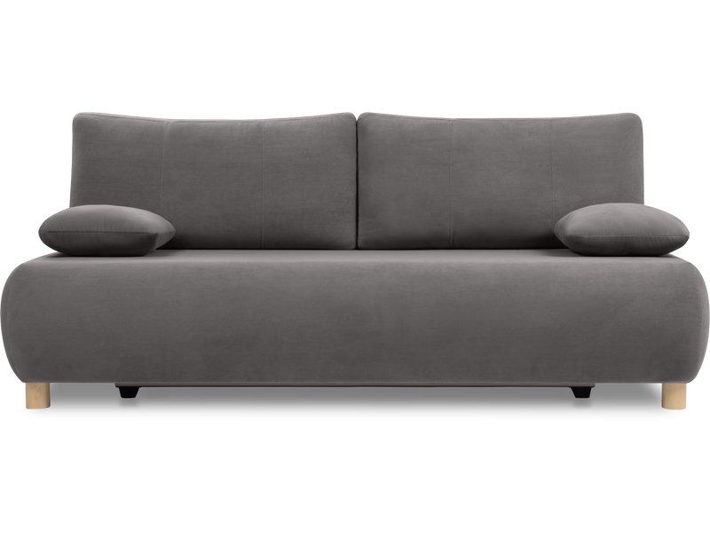 Диван прямой Рейли Велюр Серый