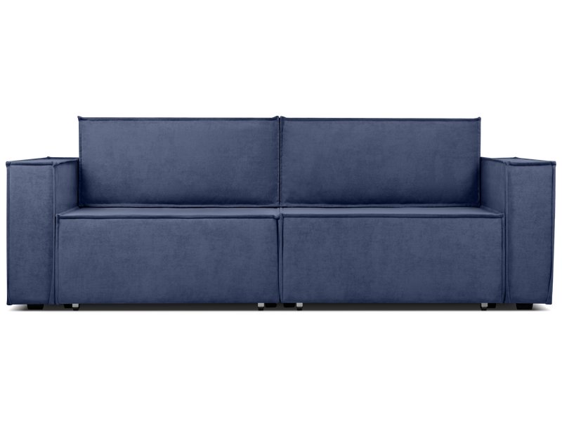 Диван прямой Лофт Вельвет Синий