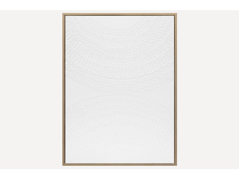 Картина Рельеф Арки Белый 60x80