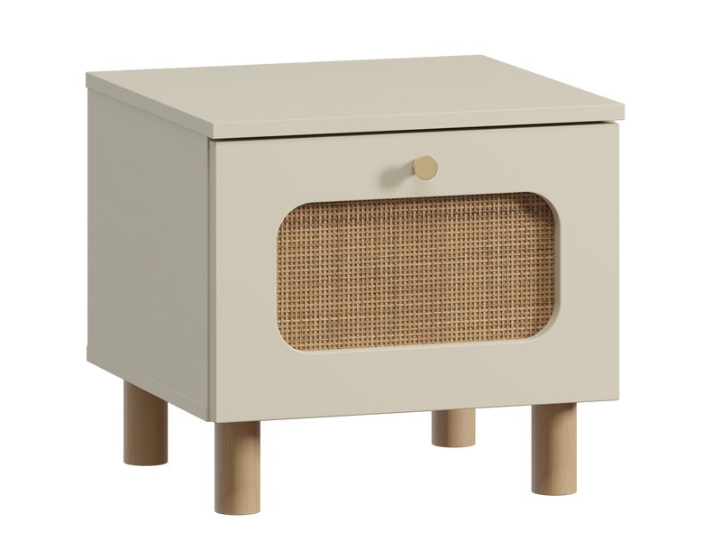 Тумба прикроватная Линдо 44x40 Светло-бежевый