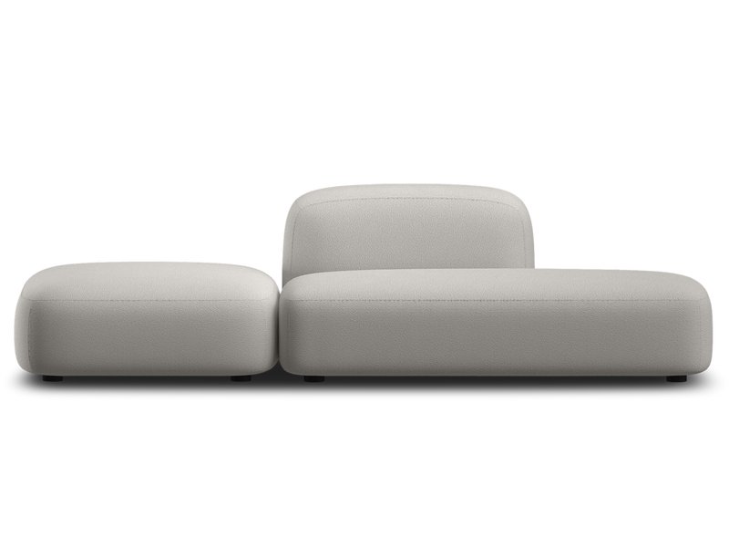 Диван модульный Риббл 1 Букле Бежевый