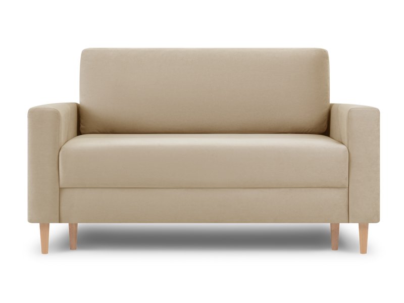 Диван прямой Инес Велюр Бежевый