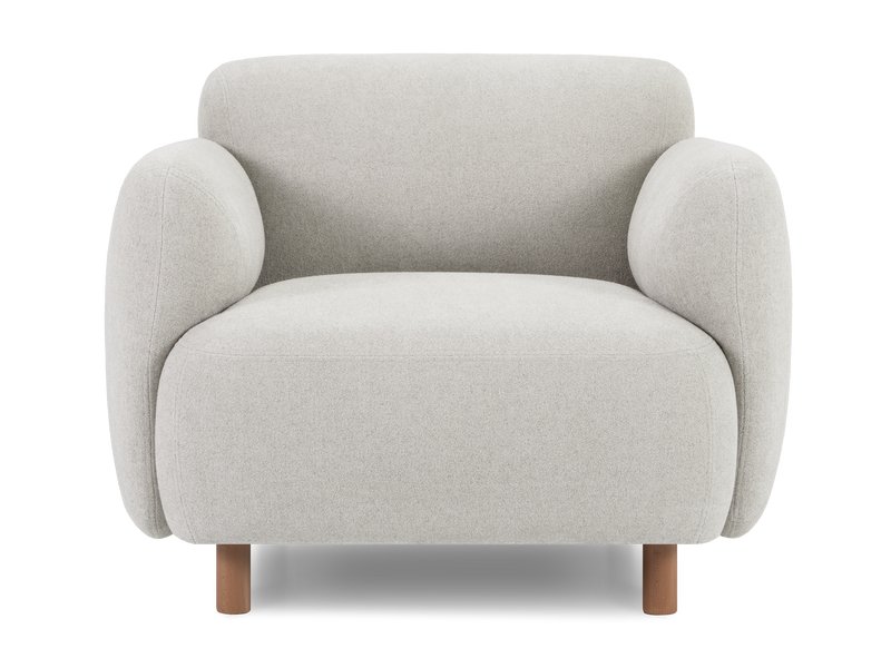 Кресло Пайпел-2 Букле Молочный