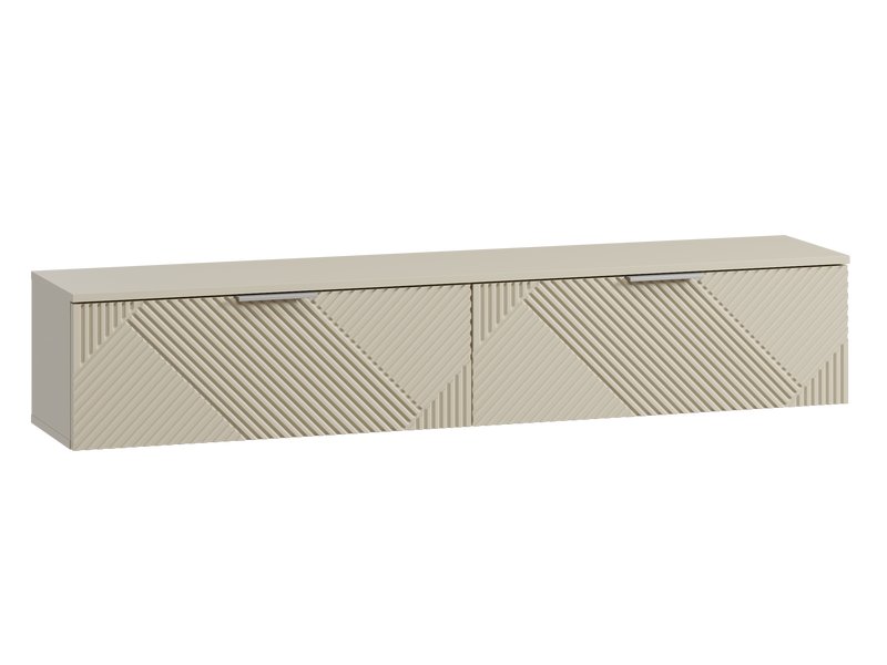 ТВ-тумба подвесная Шелтон 160x30 Светло-бежевый