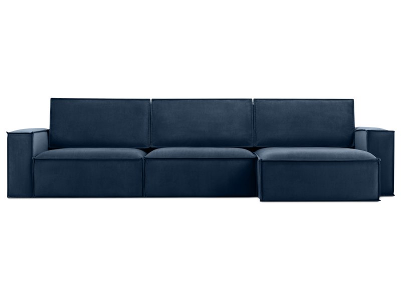 Диван угловой Эби-2 Велюр Синий