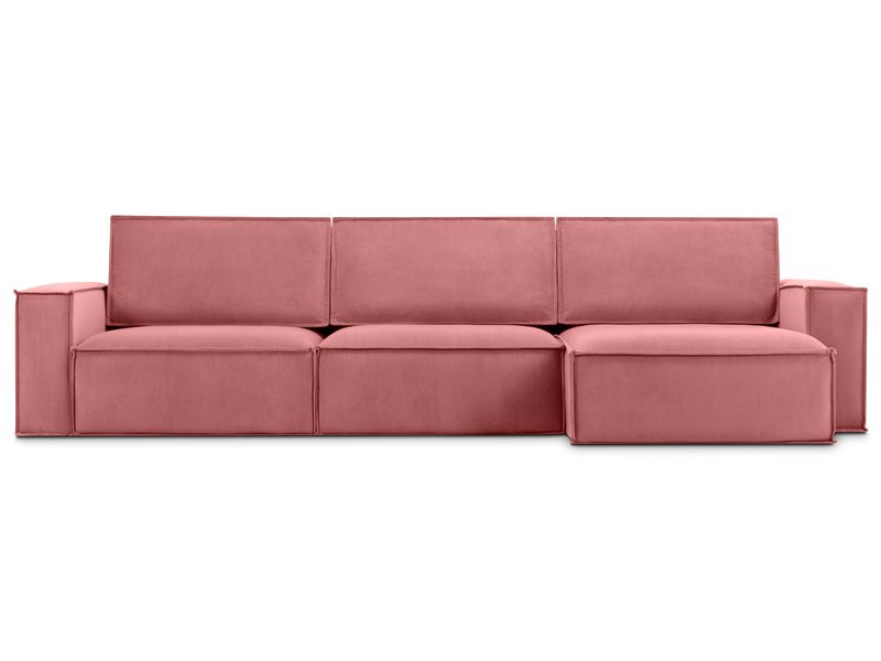 Диван угловой Эби-2 Велюр Розовый