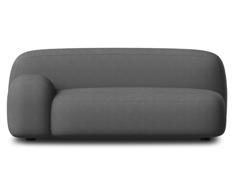 Диван прямой Риббл-2 Букле Графитовый