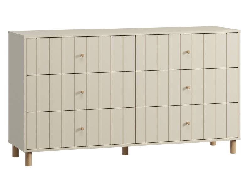 Комод Моррис 163x90 Светло-бежевый