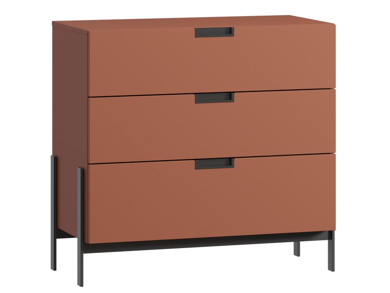 Комод Лигес 93x87 Терракотовый