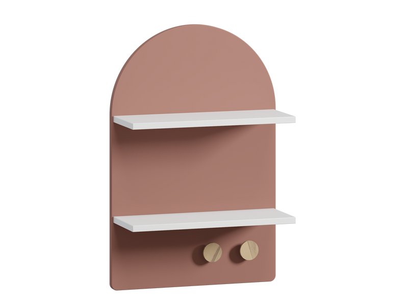 Полка детская Арчи 1-45x67 Розовый