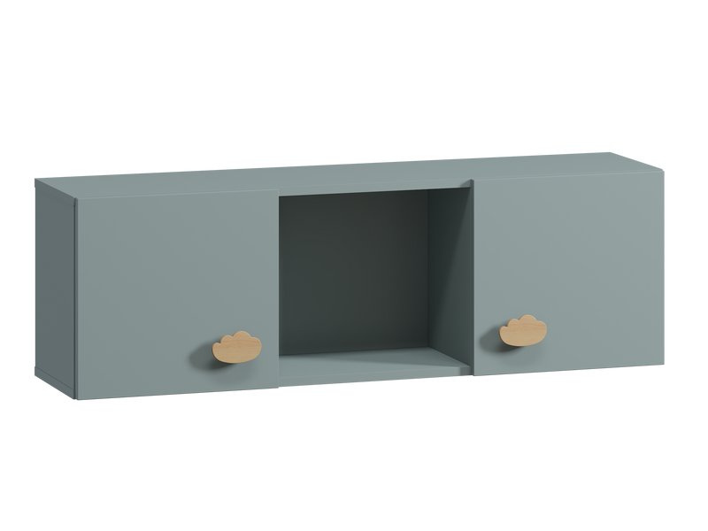 Полка детская Тесси 111x35 Серо-зеленый