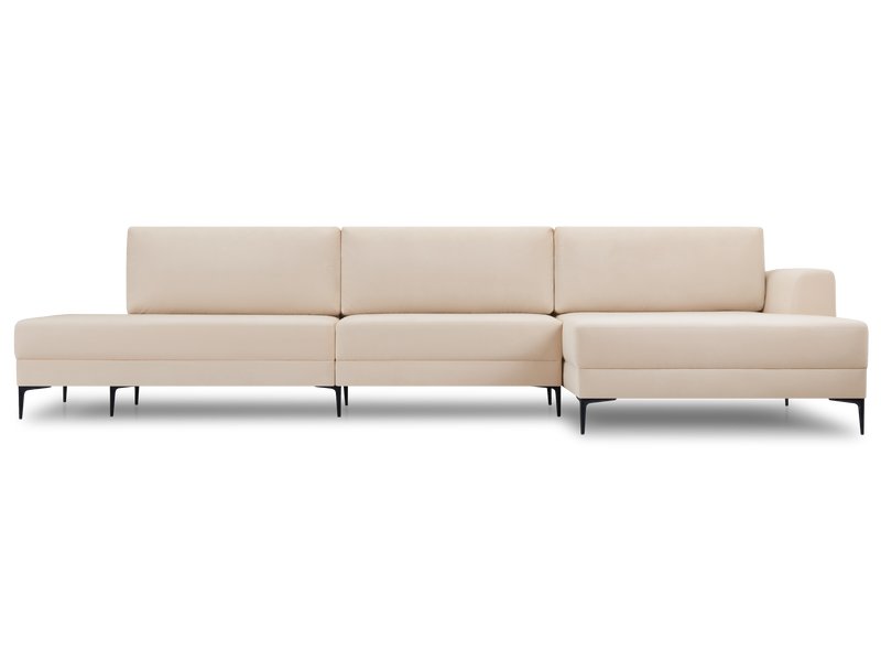 Диван угловой Эдвин-2 Велюр Молочный