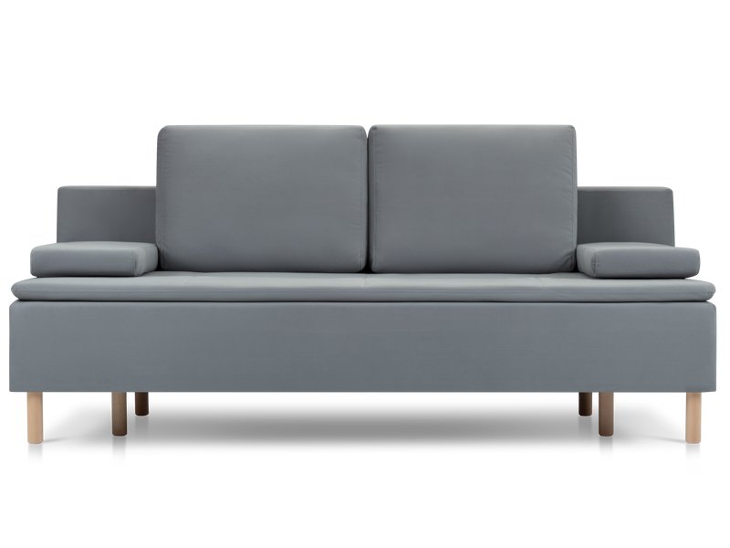 Диван прямой Линс Велюр Серый