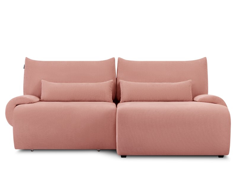 Диван угловой Аллаум Вельвет Розовый